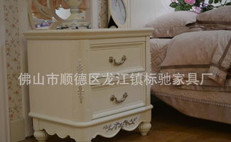 欧式韩式英式实木板式田园套房家具批发指南 双人床头柜公主床一件起批，厂家直供图片参考